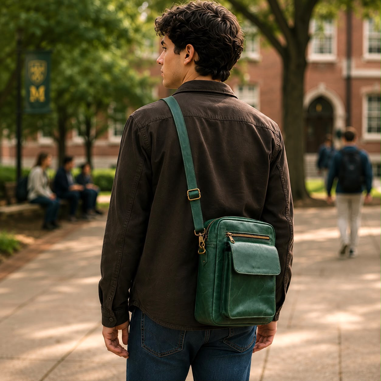 Pull Up Leather Bag