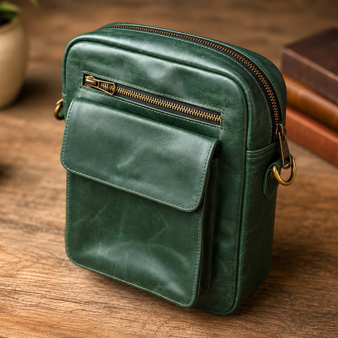 Pull Up Leather Bag