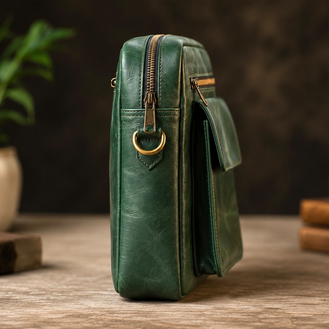 Pull Up Leather Bag